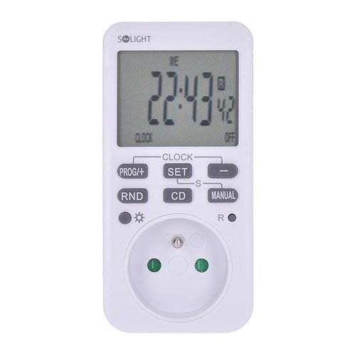 Timer settimanale digitale 16A/230V