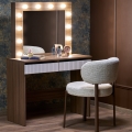 Toeletta AMORIO 94x43 cm cashmere/decoro noce