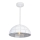 Top Lampada Apolo 30B - Lampadario a sospensione con filo APOLO 1xE27/40W/230V bianco/argento