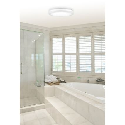 Top Lampada - Lampada LED da bagno COMET LED/15W/230V 3000/4000/6500K IP54 diametro 20 cm bianco