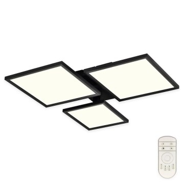 Top Lampada - Lampadario a plafone LED dimmerabile MERKUR LED/50W/230V 3000-6500K nero + telecomando