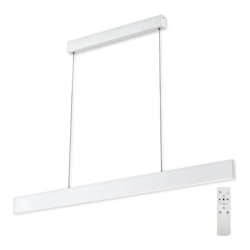 Top Lampada - Lampadario a sospensione con filo LED dimmerabile LINE LED/30W/230V bianco + telecomando