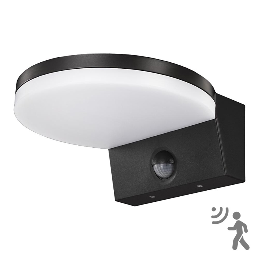 Top Lampada - LED Applique da esterno con sensore NOVARA LED/15W/230V IP65 nero