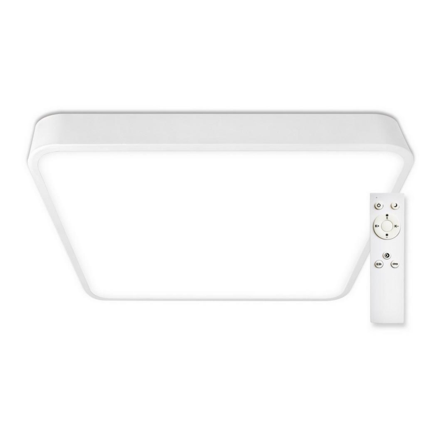 Top Lampada - Plafoniera LED dimmerabile METAL LED/60W/230V quadrato bianco + telecomando