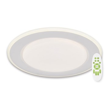 Top Lampada - Plafoniera LED dimmerabile NORMAN LED/51W/230V diametro 39 cm bianco + telecomando