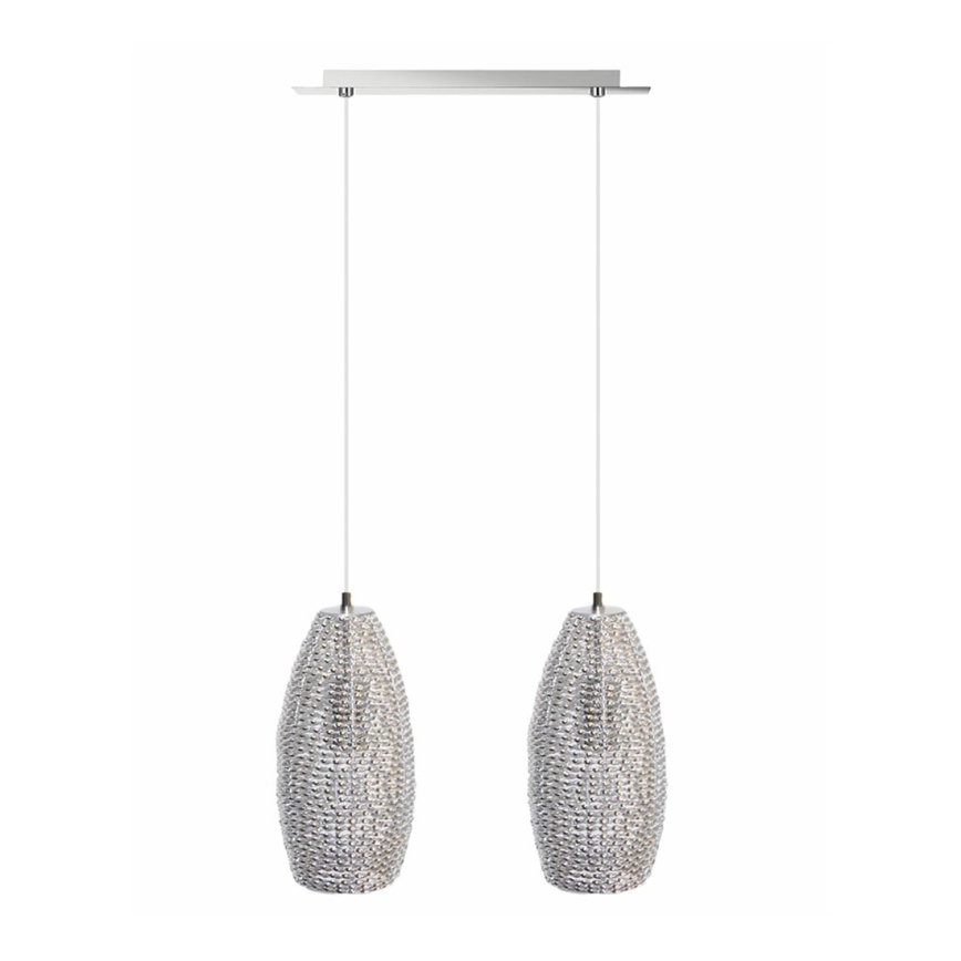 Top 2xe27 230v Davos 60w 2Lampadario Light w8mNnv0