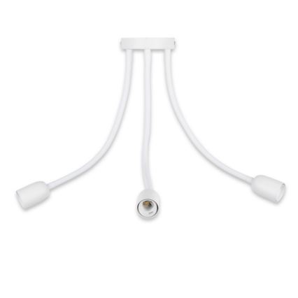 Top Light Galileo 3 B - Lampadario a sospensione con supporto rigido 3xE27/40W/230V bianco