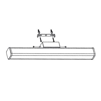 Top Light - Illuminazione a LED per specchi da bagno MADEIRA LED/8W/230V 40 cm IP44