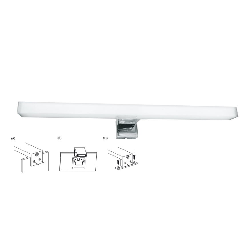 Top Light - Illuminazione a LED per specchi da bagno OREGON LED/7W/230V 40 cm IP44
