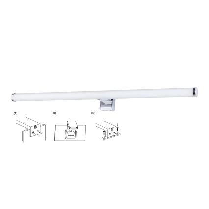 Top Light - Illuminazione a LED per specchi da bagno OREGON LED/9W/230V 60 cm IP44