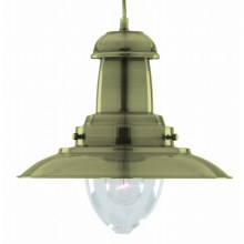 Top Light - Lampada a sospensione FISHERMAN 1 XL AB 1xE27/60W