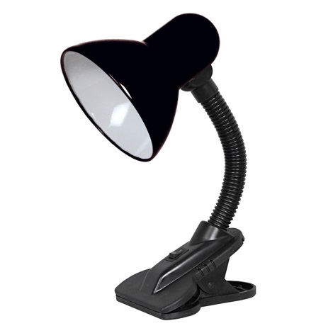 Top Light - Lampada con Clip 1xE27/60W/230V nero