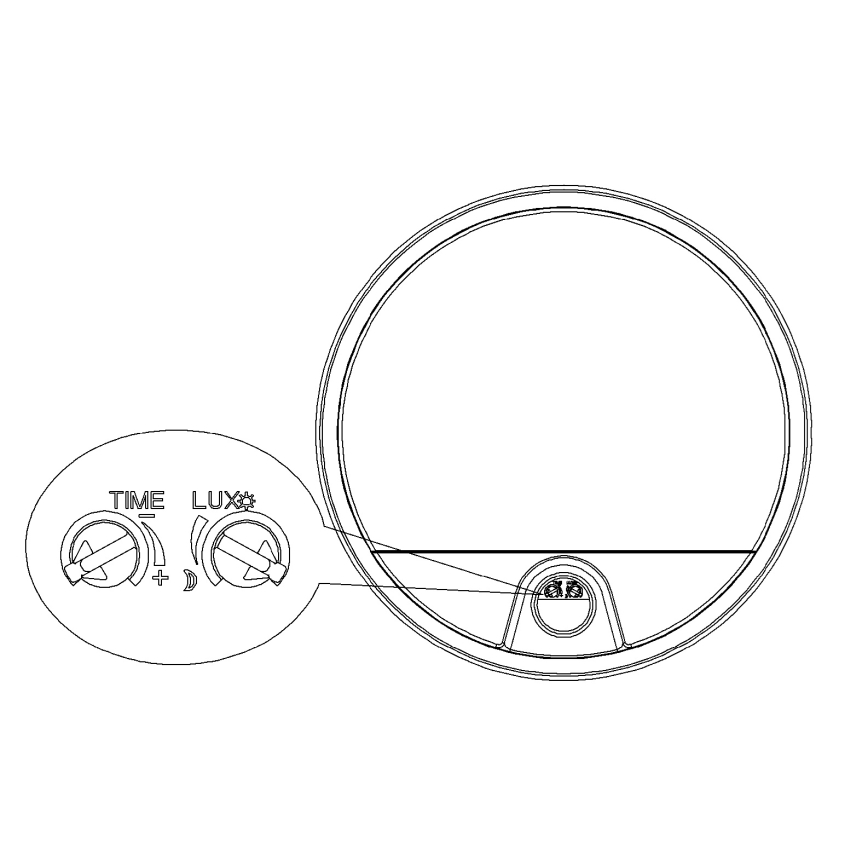 Top Light - Applique da esterno a LED con sensore di movimento e crepuscolare BARI LED/15W/230V 4000K IP54