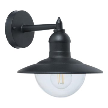 Top Light - Lampada da parete per esterni VERONA 1xE27/12W/230V IP44 nero