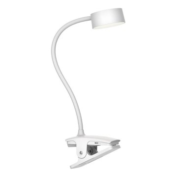 Top Light - Lampada da tavolo dimmerabile con LED e clip BELLA LED/4,8 W/5 V 3000-6500 K bianco