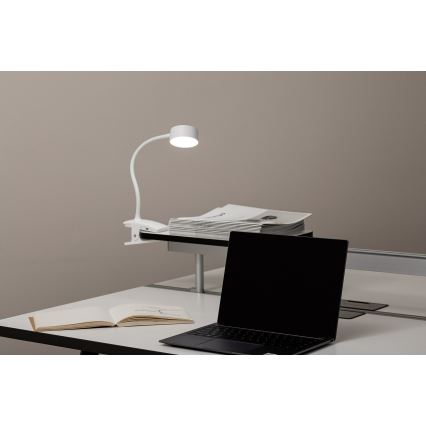 Top Light - Lampada da tavolo dimmerabile con LED e clip BELLA LED/4,8 W/5 V 3000-6500 K bianco