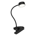 Top Light - Lampada da tavolo dimmerabile con LED e clip BELLA LED/4,8 W/5 V 3000-6500 K Nero