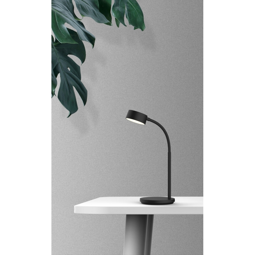 Top Light - Lampada da tavolo touch dimmerabile a LED BELLA LED/4,8 W/5 V 3000/4000/6500 K nera
