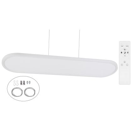 Top Light - LED dimmerabile lampada da soffitto a montaggio superficiale o a sospensione OVAL LED/36W/230V 3000-6500K bianco + telecomando