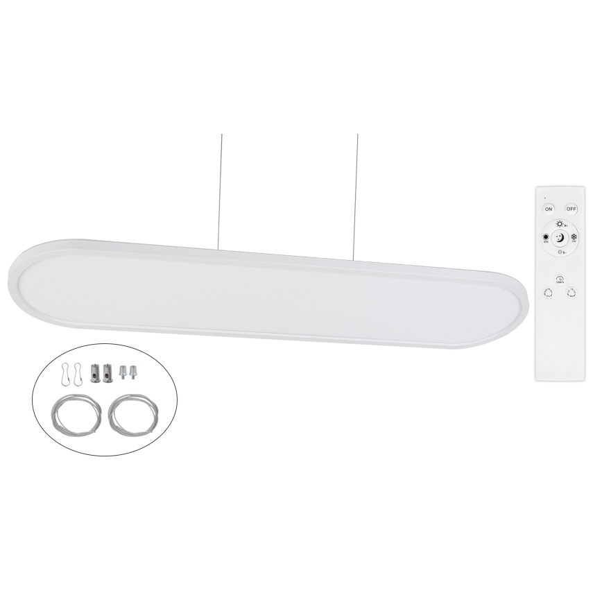 Top Light - LED dimmerabile lampada da soffitto a montaggio superficiale o a sospensione OVAL LED/36W/230V 3000-6500K bianco + telecomando