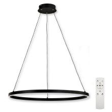 Top Light - Lampadario LED Dimmerabile su corda  LED/30W/230V nero+ telecomando