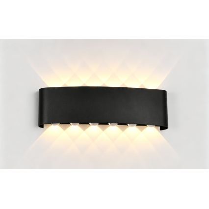 Top Light - Applique LED da esterno RAY LED/10W/230V 3000/4000/6500K IP54 nero