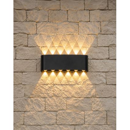 Top Light - Applique LED da esterno RAY LED/10W/230V 3000/4000/6500K IP54 nero