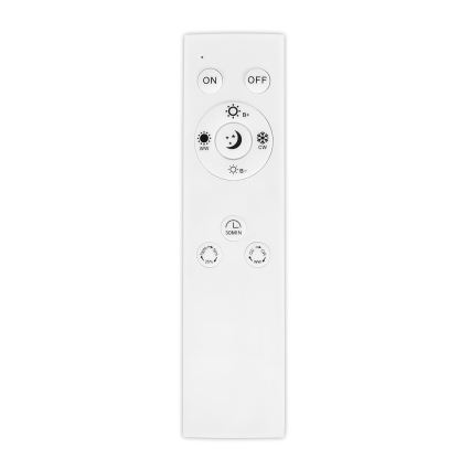 Top Light - LED dimmerabile plafoniera/sospensione da soffitto OVAL LED/36W/230V 3000-6500K nera + telecomando