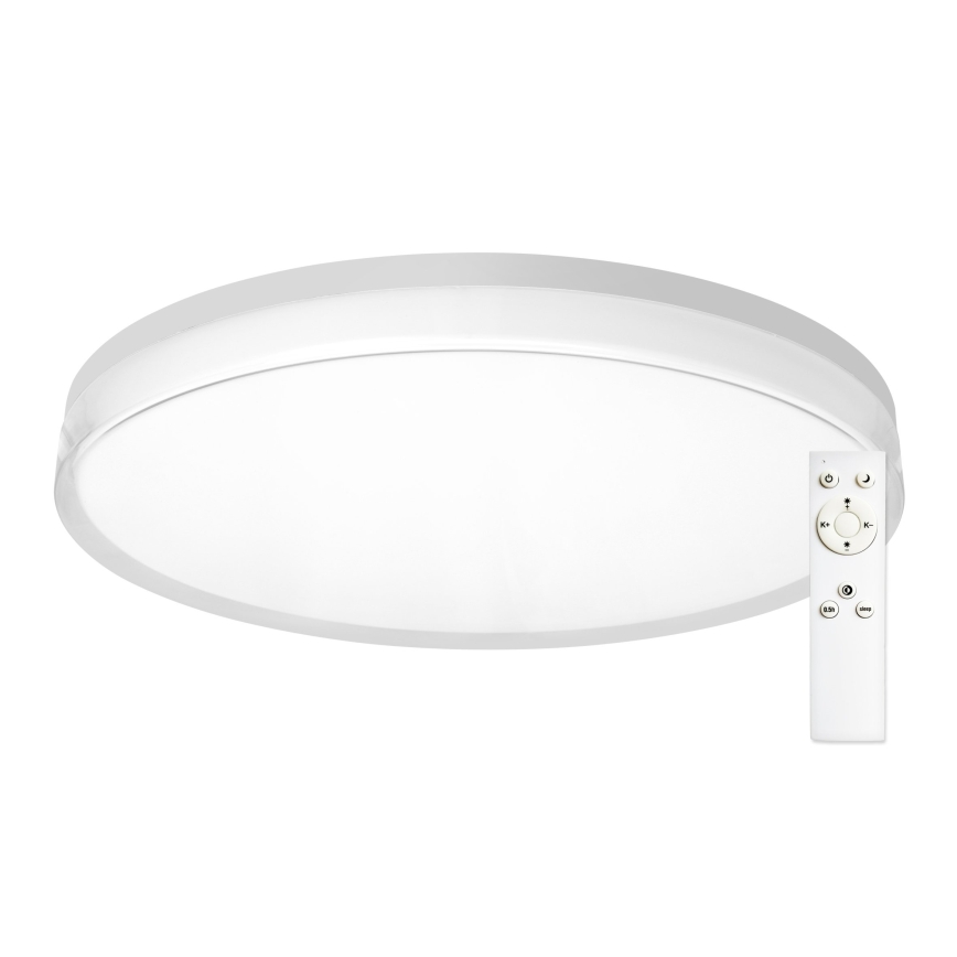 Top Light - LED plafoniera da bagno dimmerabile NEXUS LED/55W/230V 3000-6500K IP44 Ø 48 cm bianca + telecomando
