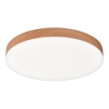 Top Light - LED Plafoniera da bagno SPIRIT, LED 36W, 230V, 3000/4000/6500K (temperatura colore selezionabile), IP44, Ø 40 cm, marrone