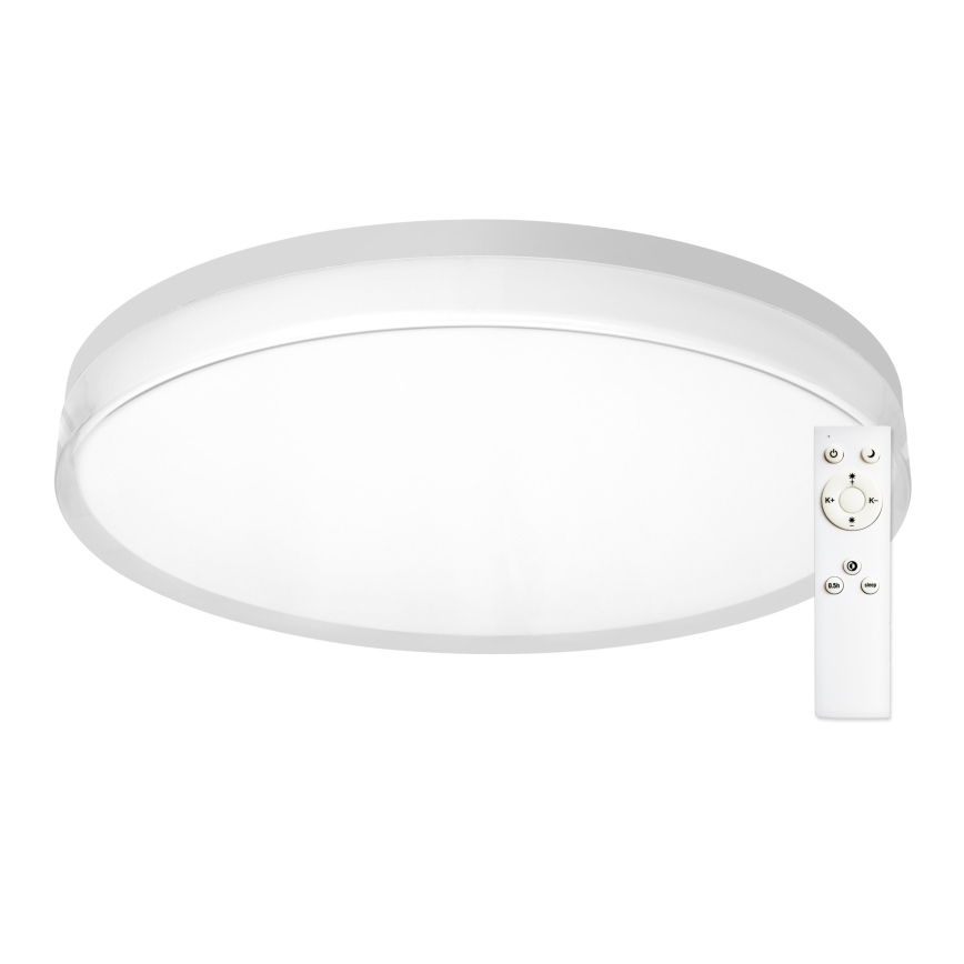 Top Light - Plafoniera LED da bagno dimmerabile NEXUS LED/45W/230V 3000-6500K IP44 Ø 38 cm bianca + telecomando