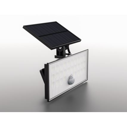 Top Light - Proiettore solare da parete a LED con sensore HELEON VARIO LED/8W/3,7V IP65 4000K + telecomando