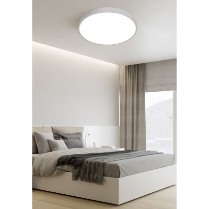 Top Light Metal 40B +TC - Plafoniera LED dimmerabile METAL LED/51W/230V bianco + telecomando