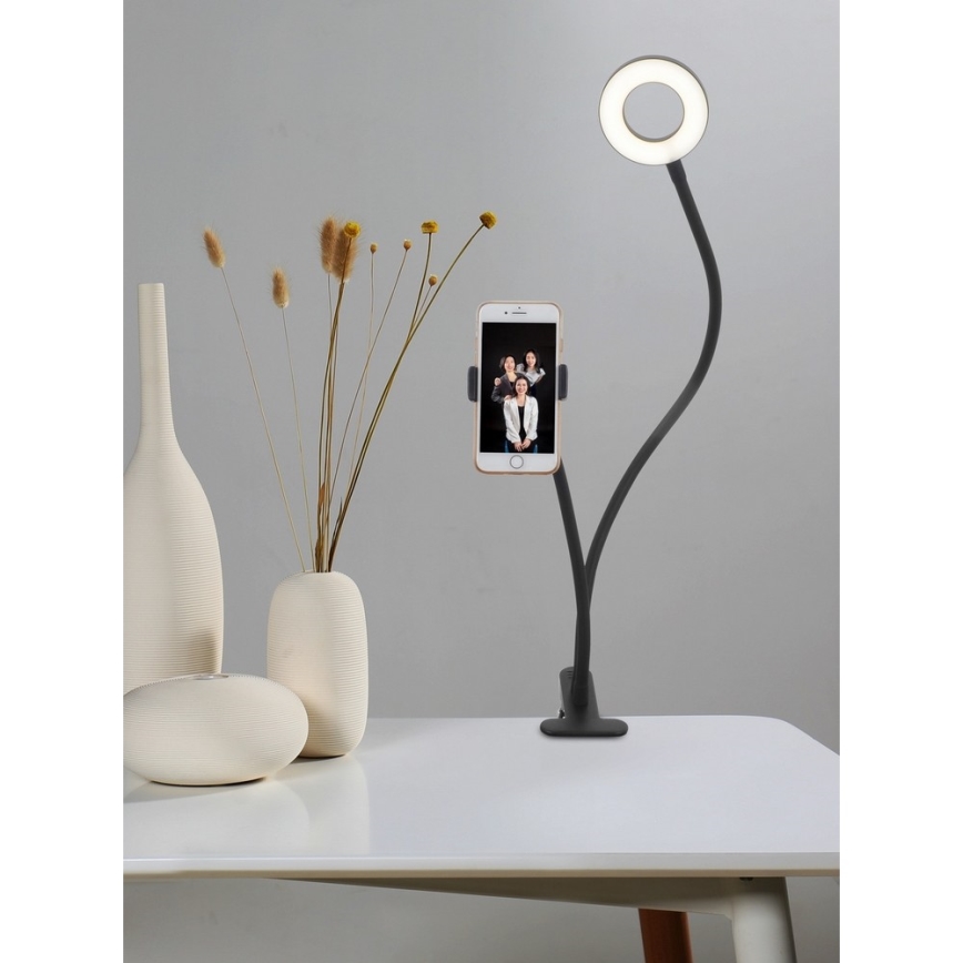 Top Light Neck C - Lampada da tavolo LED dimmerabile con un supporto NECK LED/5W/230V nero