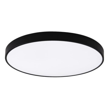Top Light - Plafoniera da bagno LED dimmerabile PETAL LED/60W/230V 3000-6500K IP44 Ø 59 cm nera + telecomando