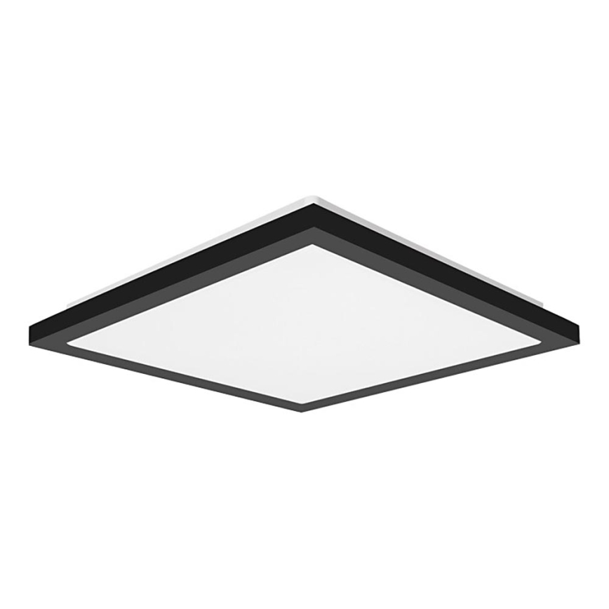 Top Light - Plafoniera LED da bagno ONYX LED/10W/230V IP44 3000/4000/6500K 28x28 cm nero