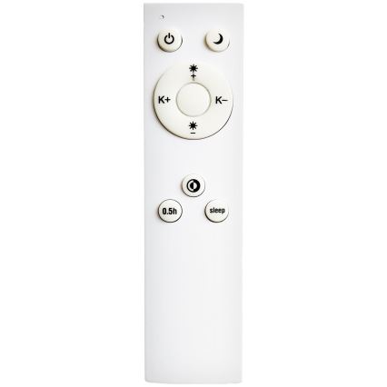 Top Light - Plafoniera LED dimmerabile da bagno PETAL LED/48W/230V IP44 3000-6500K diametro 48 cm nero + telecomando
