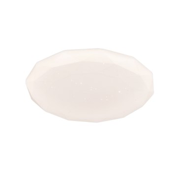 Top Light - Plafoniera LED da bagno SPARKLE LED/40W/230V 3000/4000/6500K IP44 Ø 39 cm bianca