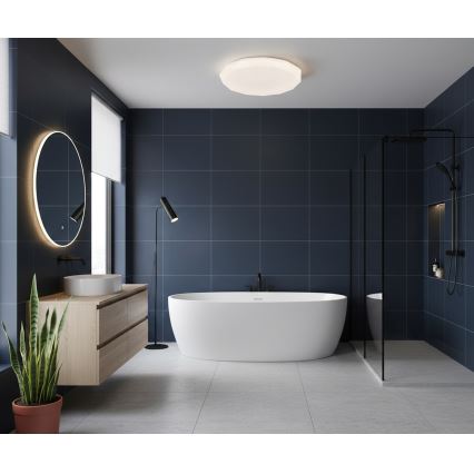 Top Light - Plafoniera LED da bagno SPARKLE LED/40W/230V 3000/4000/6500K IP44 Ø 39 cm bianca