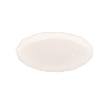 Top Light - Plafoniera LED dimmerabile per bagno SPARKLE LED/60W/230V 3000-6500K IP44 Ø 49 cm bianca + telecomando