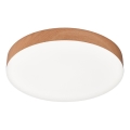 Top Light - Plafoniera LED per bagno SPIRIT LED/24W/230V 3000/4000/6500K IP44 Ø 30 cm marrone