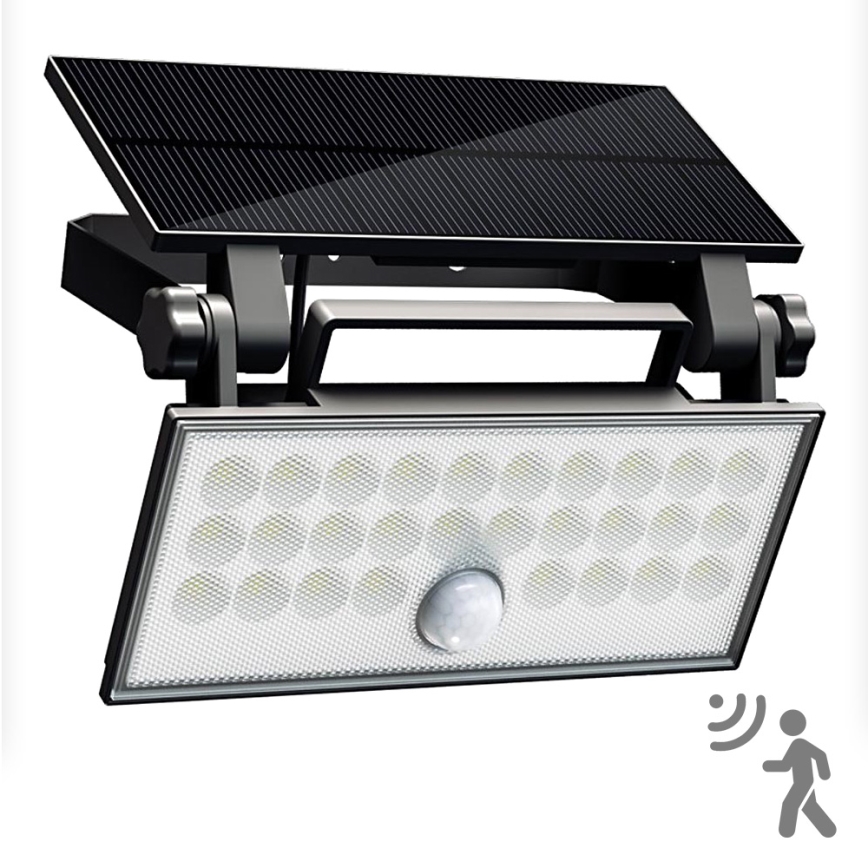 Top Light - Proiettore solare da parete a LED con sensore HELEON PRO LED/8W/3,7V IP65 4000K 2600 mAh