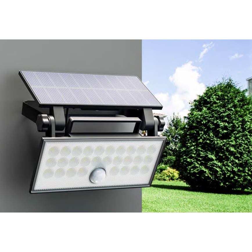Top Light - Proiettore solare da parete a LED con sensore HELEON PRO LED/8W/3,7V IP65 4000K 2600 mAh