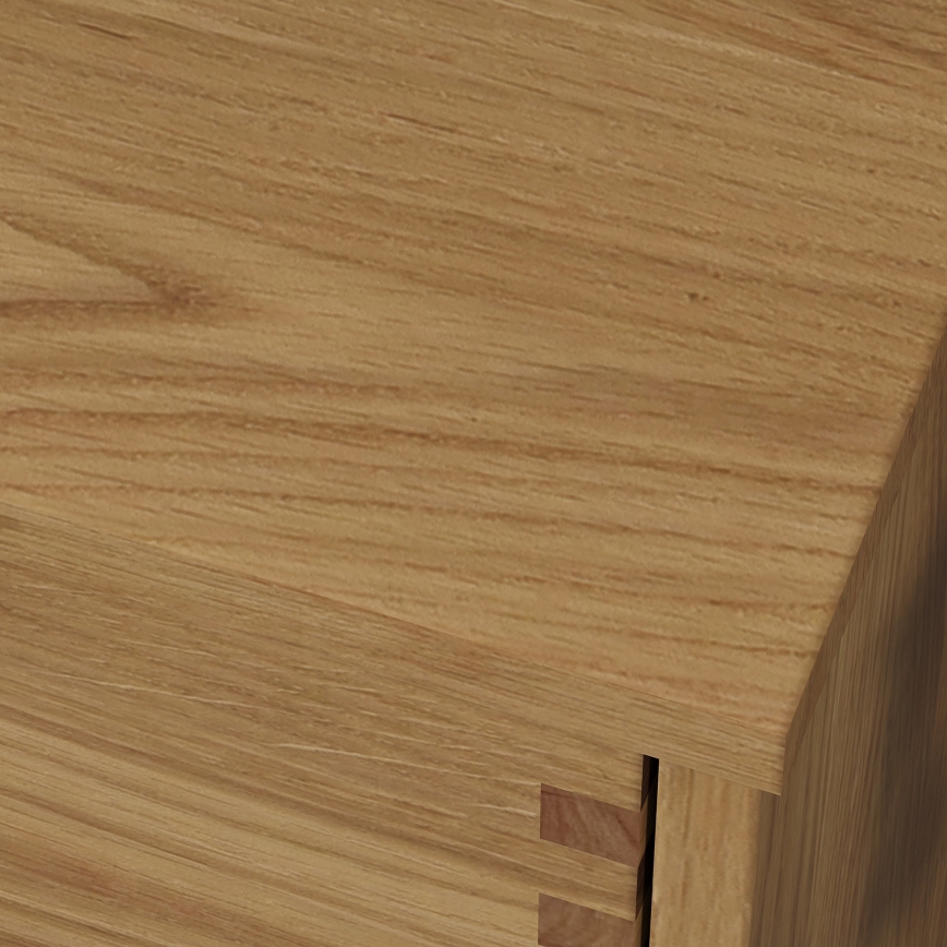 Top per lavabo FOREST 80 cm beige/rovere