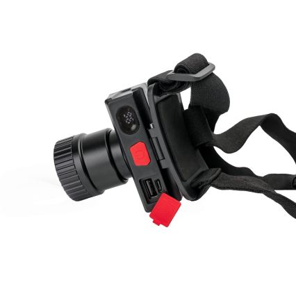 Torcia frontale ricaricabile a LED, 1x21700, 1000 lm, 3000 mAh