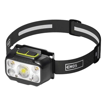 Torcia frontale ricaricabile ad intensità regolabile LED/3xAAA/1000 mAh 3,7V