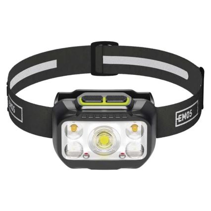 Torcia frontale ricaricabile ad intensità regolabile LED/3xAAA/1000 mAh 3,7V