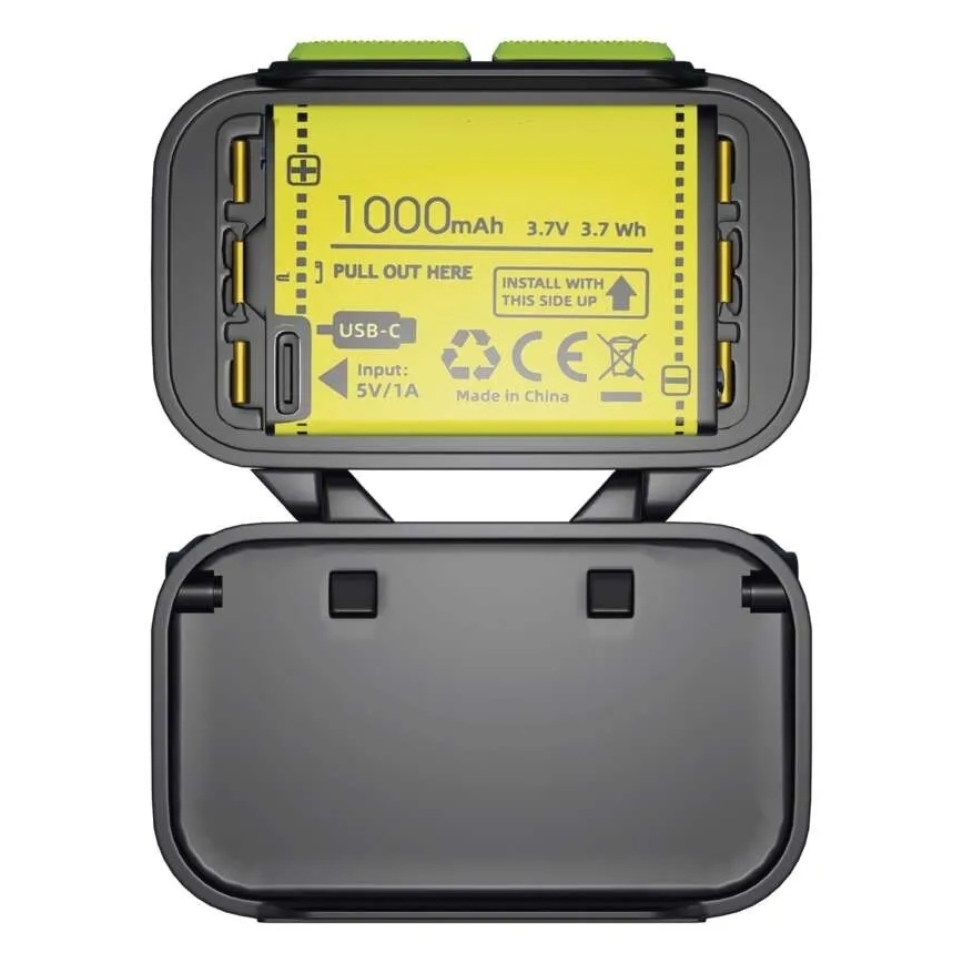 Torcia frontale ricaricabile ad intensità regolabile LED/3xAAA/1000 mAh 3,7V