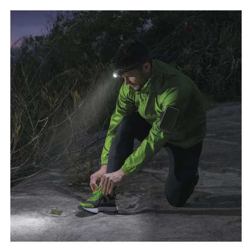 Torcia frontale ricaricabile LED/USB 1600 mAh IPX6