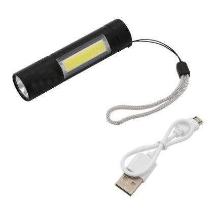 Torcia LED LED/400mAh nera